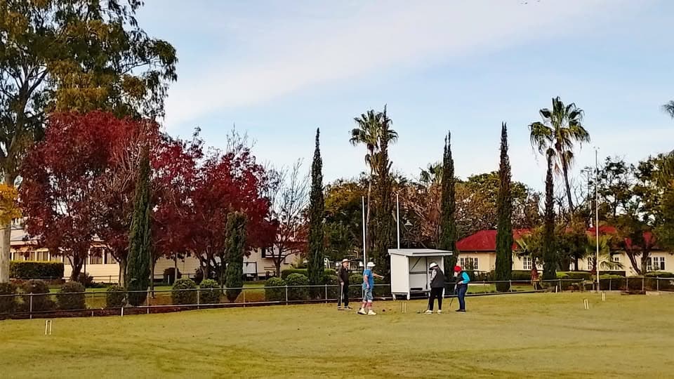 Spring social catch-up at Dalby Croquet Club
