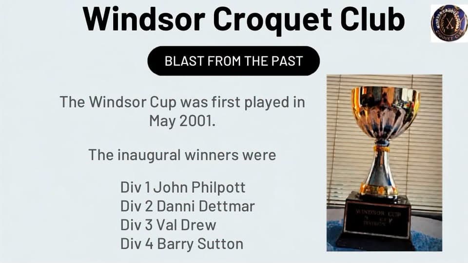 Windsor Cup celebrates 25th anniversary this September