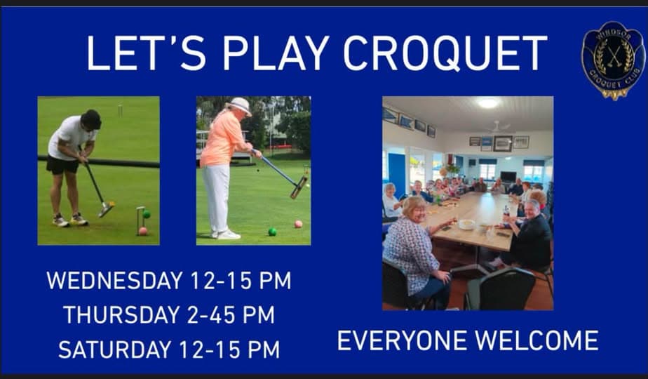 Windsor Croquet Club invites you to join our weekly games