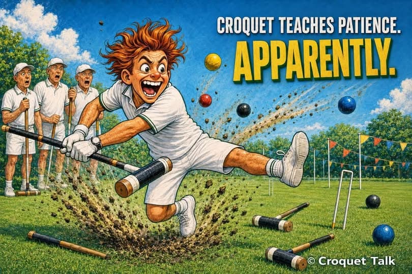 Golf croquet sessions every Wednesday and Friday