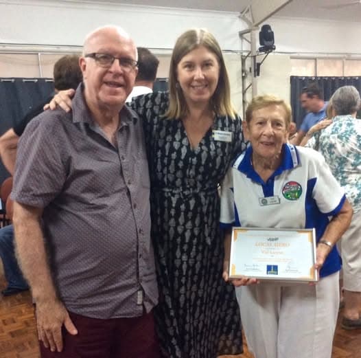 President Val Layne recognised in Australia Day Local Hero Awards