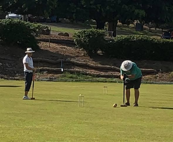 Play is back at Ipswich croquet club