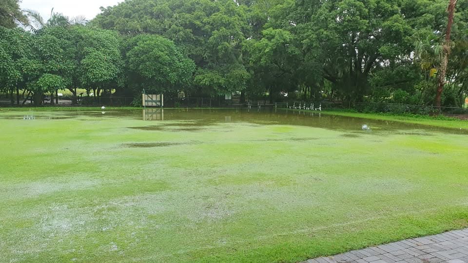 Flood safety reminder from Merthyr Croquet Lawns