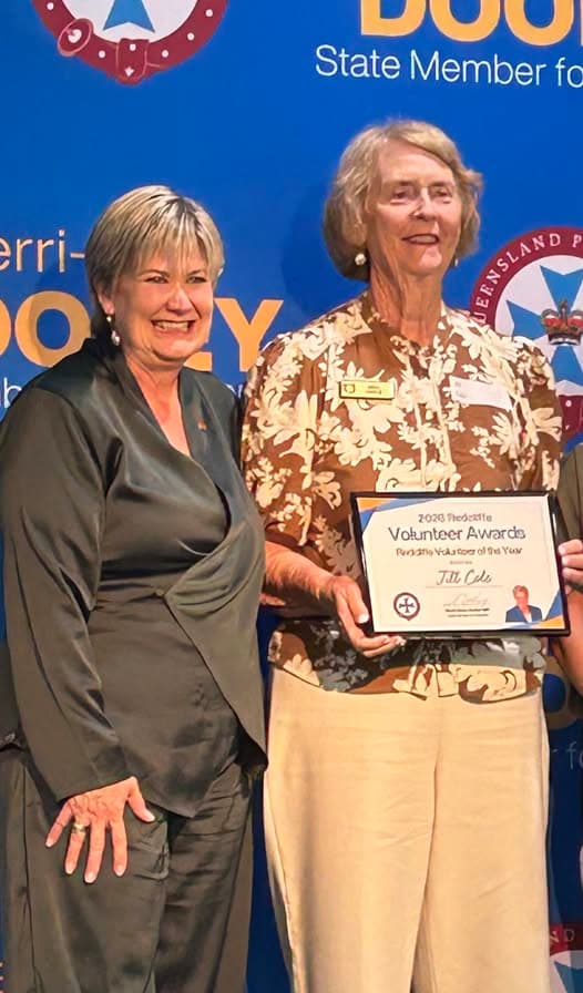Jill Cole receives Volunteer Award
