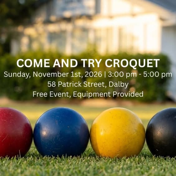 Sunday afternoon croquet returns on 1 November