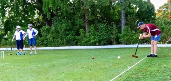 Remembering Easter Monday Golf Croquet Doubles at Stephens