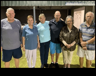 New committee and pennant team at Broadbeach