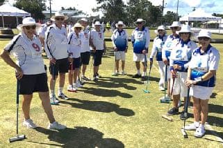 Caloundra pennants underway, a new TV and line marker for the Queensland Open