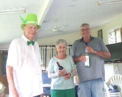Nambour's Saint Patrick's Gala Day decided by a coin toss, and a Pam Shepherd Plate for Nigel Jamieson